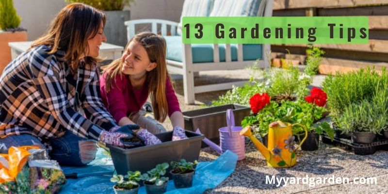 13 Gardening Tips